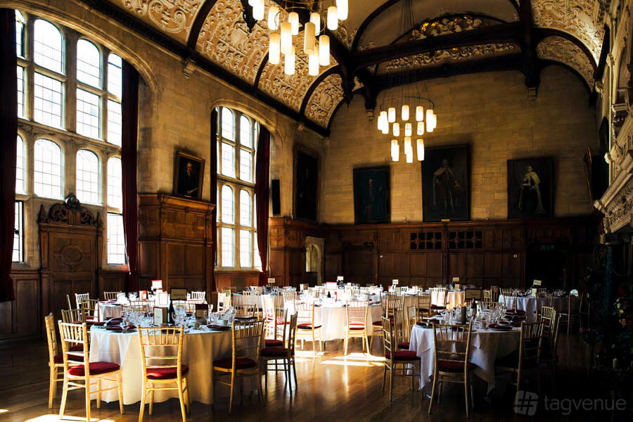 The Assembly Room at Oxford Town Hall in Oxford City Centre