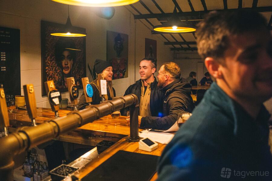 Whole venue at Eko Brewery and Tap room in Peckham, London